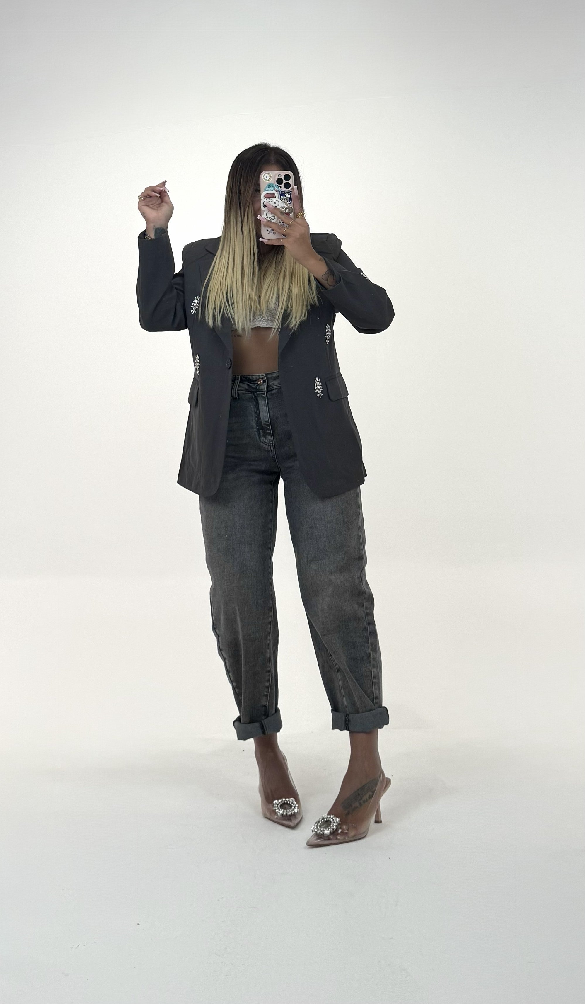 Jeans Grigio Best Dritto ♥