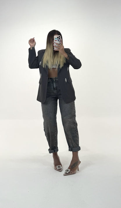 Jeans Grigio Best Dritto ♥