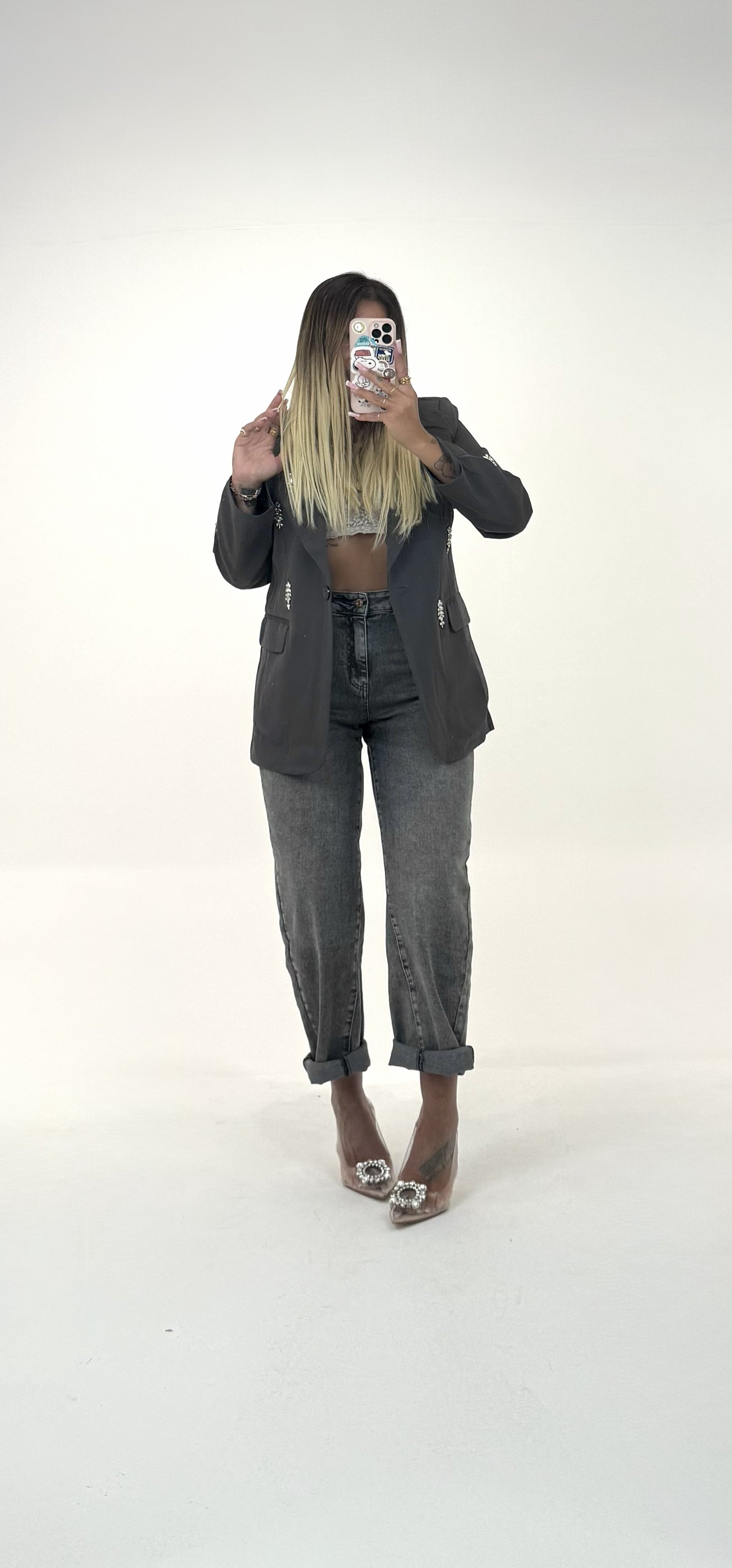 Jeans Grigio Best Dritto ♥
