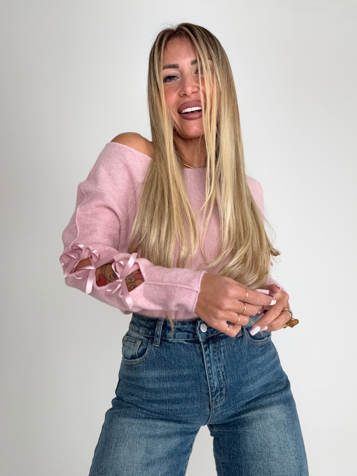 Maglioncino Fioccomania Rosa ♥