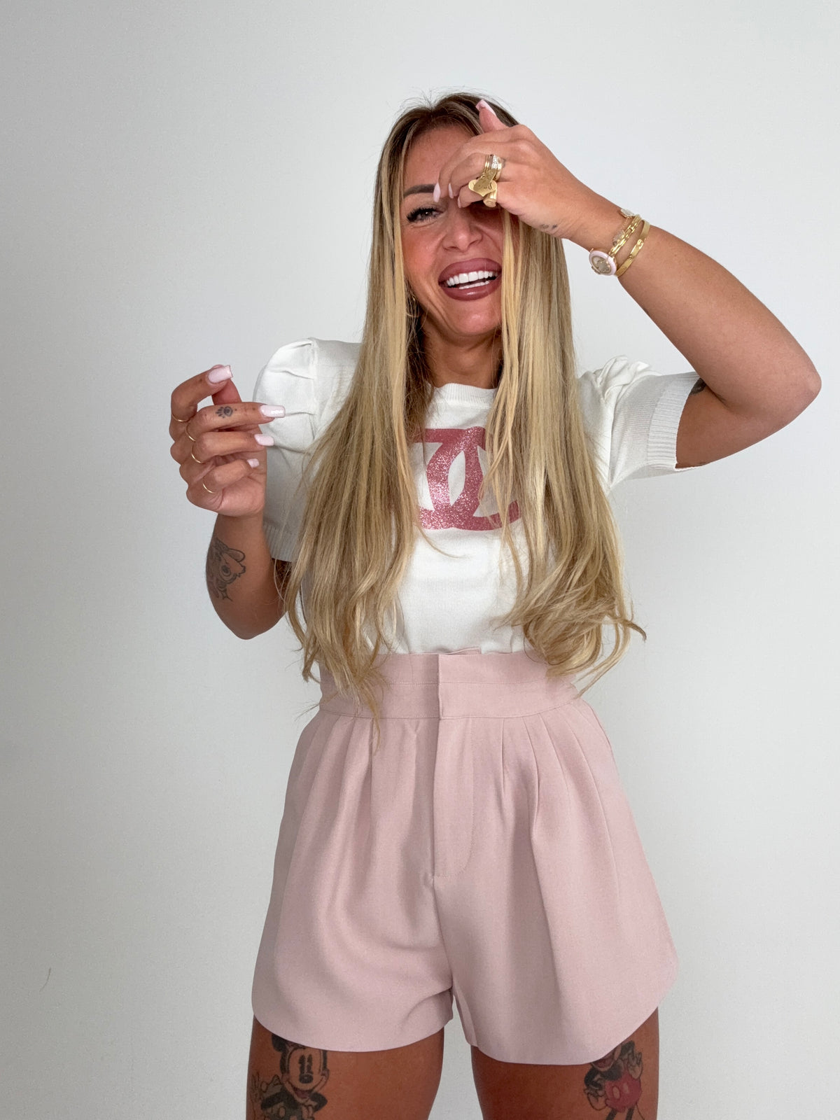 Pantaloncino Candy Cipria ♥