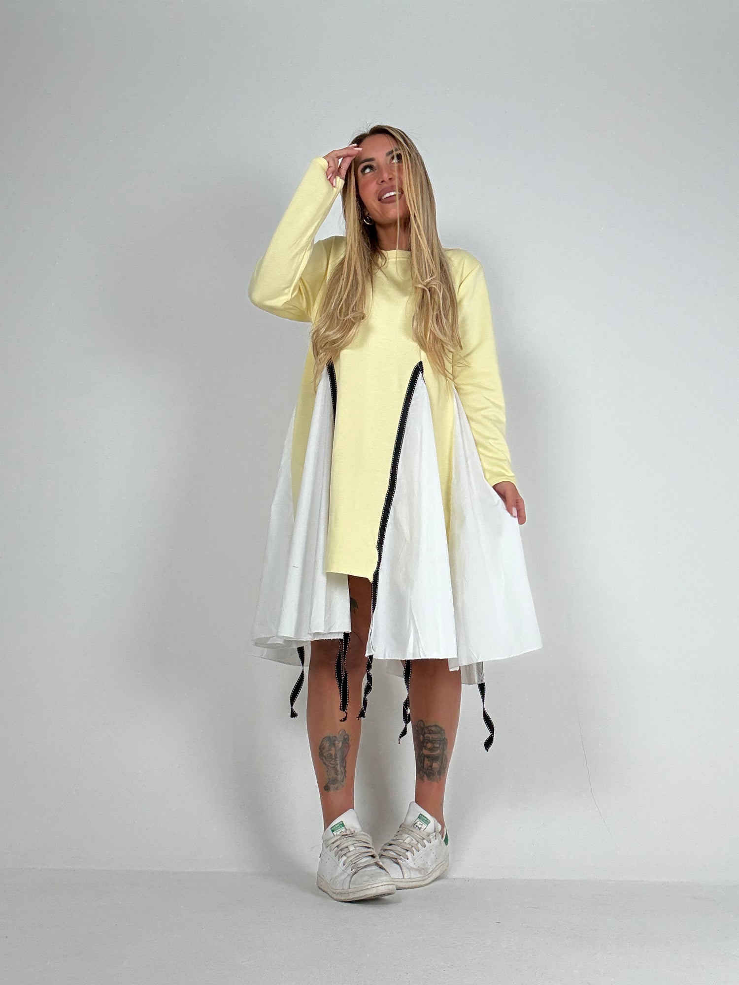 Dress Scompiglio Chic Giallo ♥