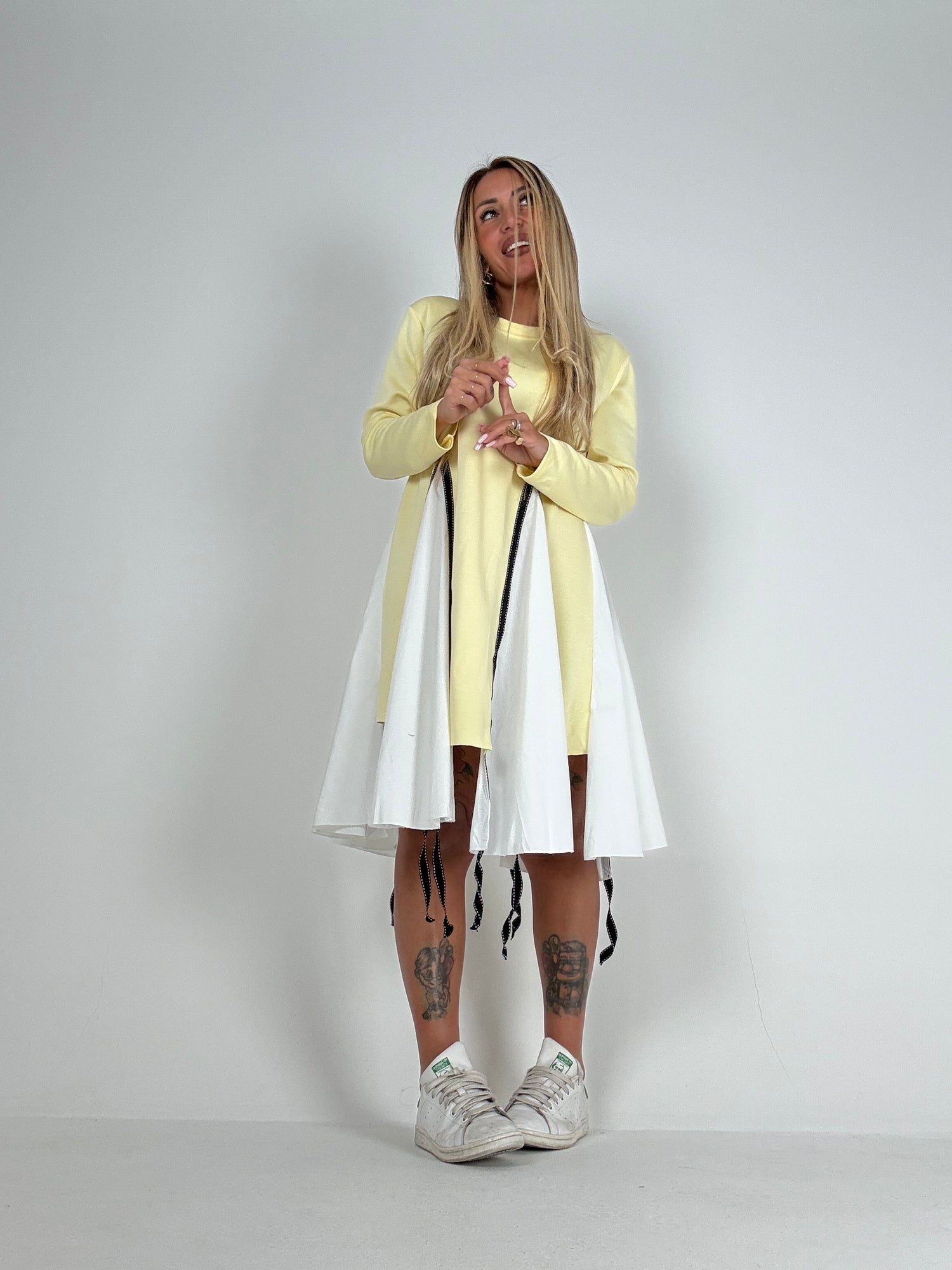 Dress Scompiglio Chic Giallo ♥