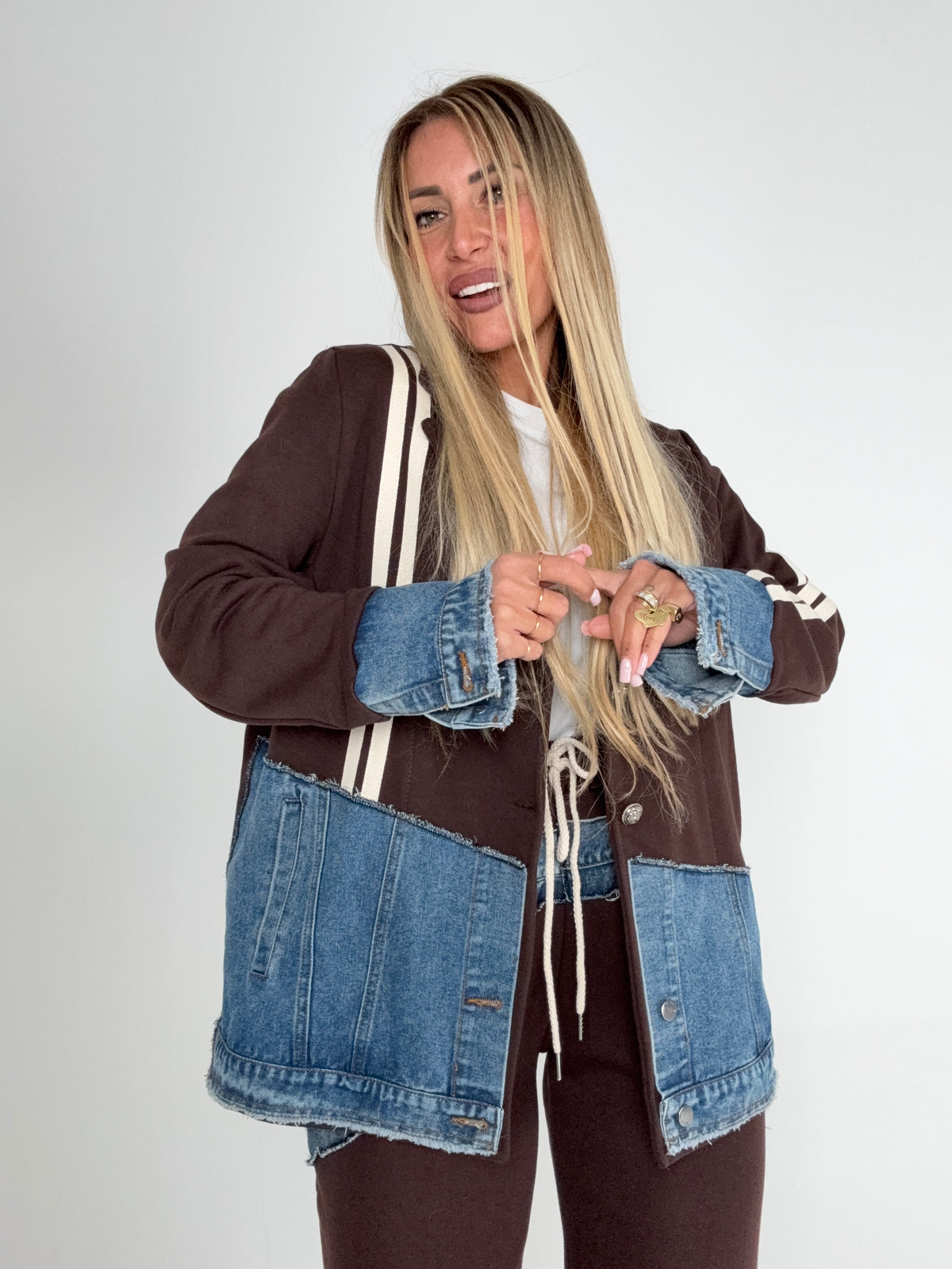 Coordinato Denim Vibes Marrò ♥