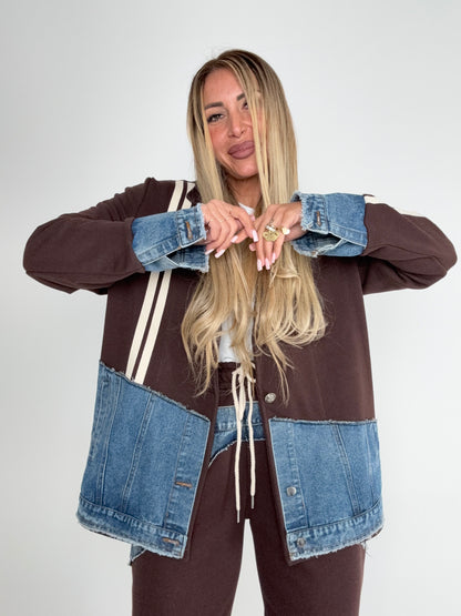 Coordinato Denim Vibes Marrò ♥