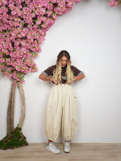 Pantalone Marrò Le Stelle Siete Voi Beige ♥