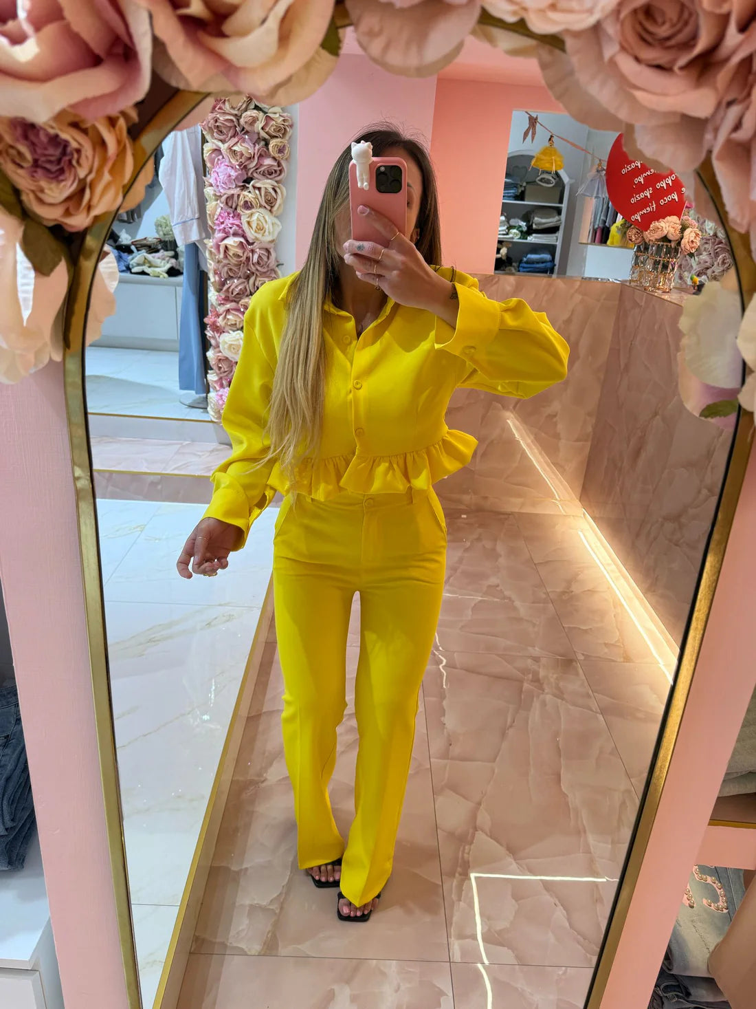Coordinato Titty Giallo ♡