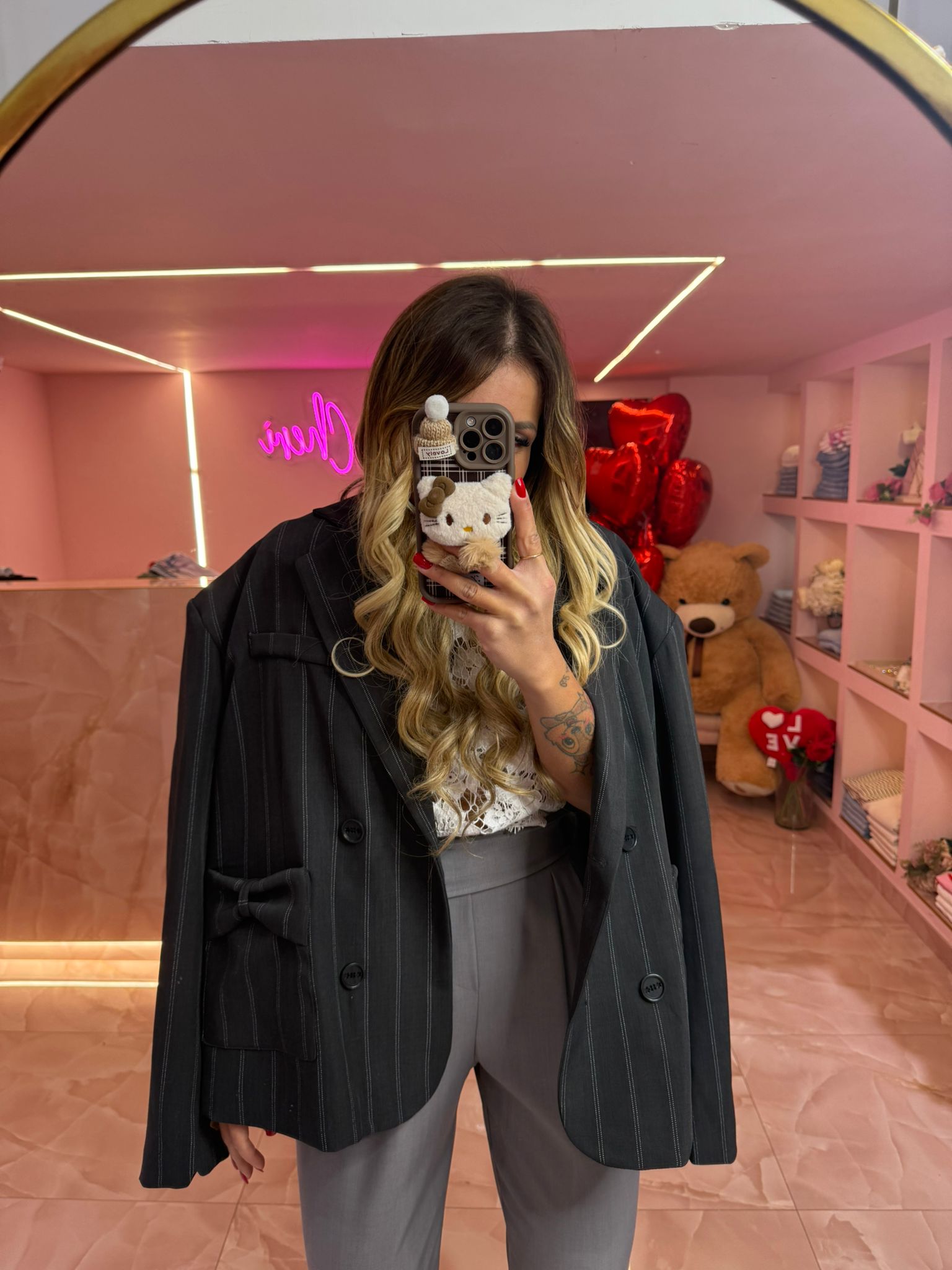 Giacca Fiocchettiamo In Grigio ★