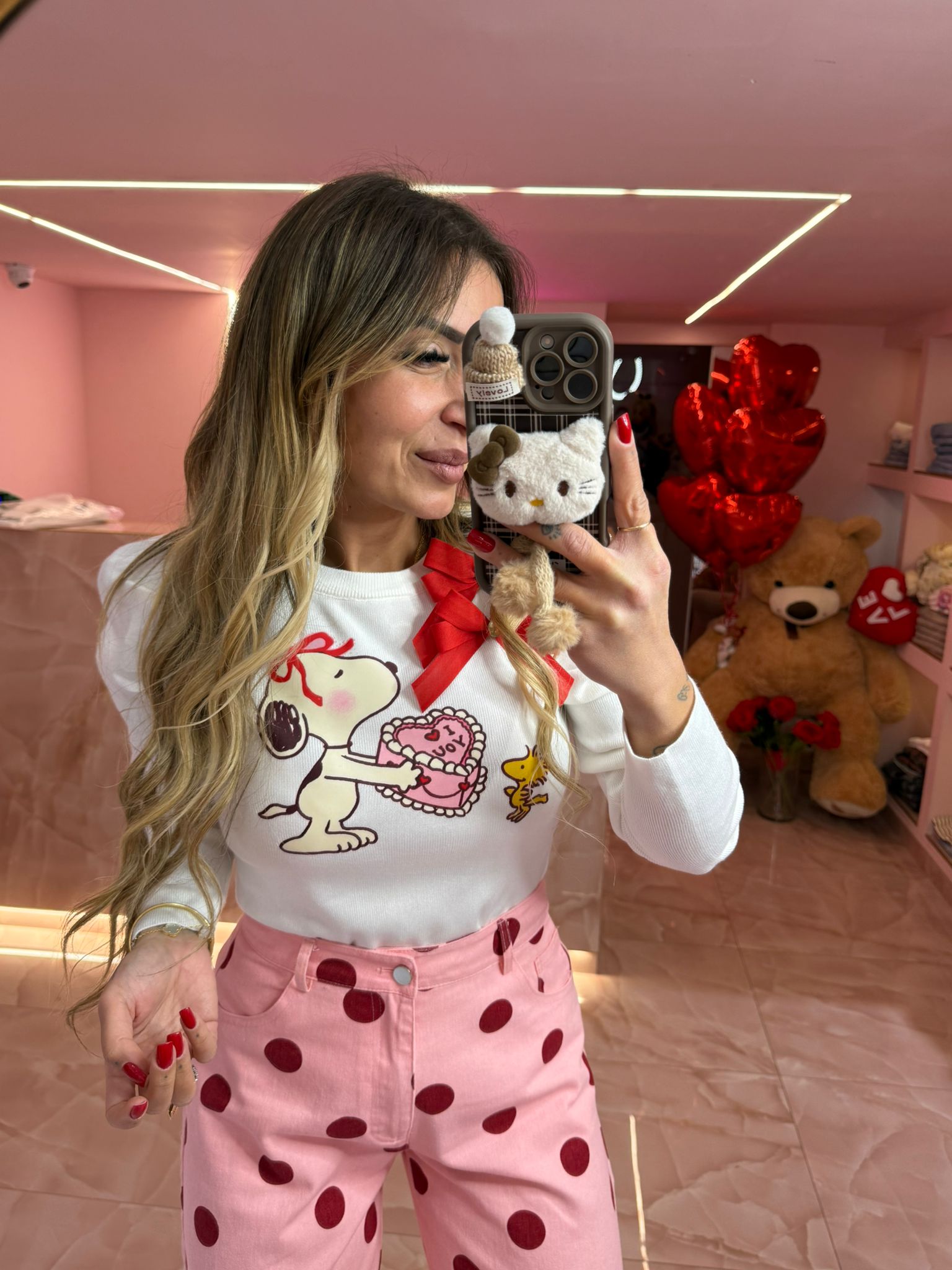 Maglia Filo Balloon Snoopy Love ♥