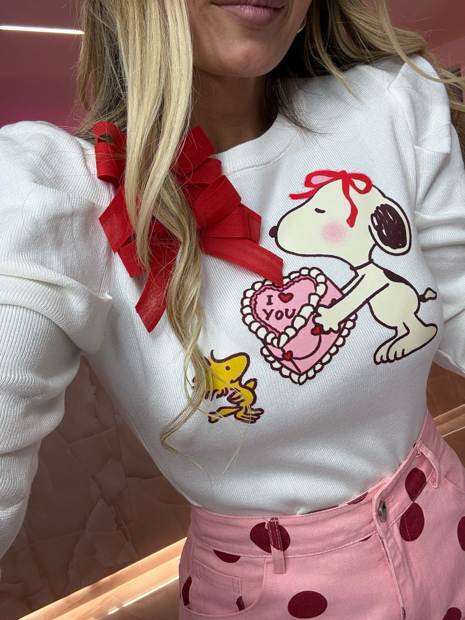 Maglia Filo Balloon Snoopy Love ♥
