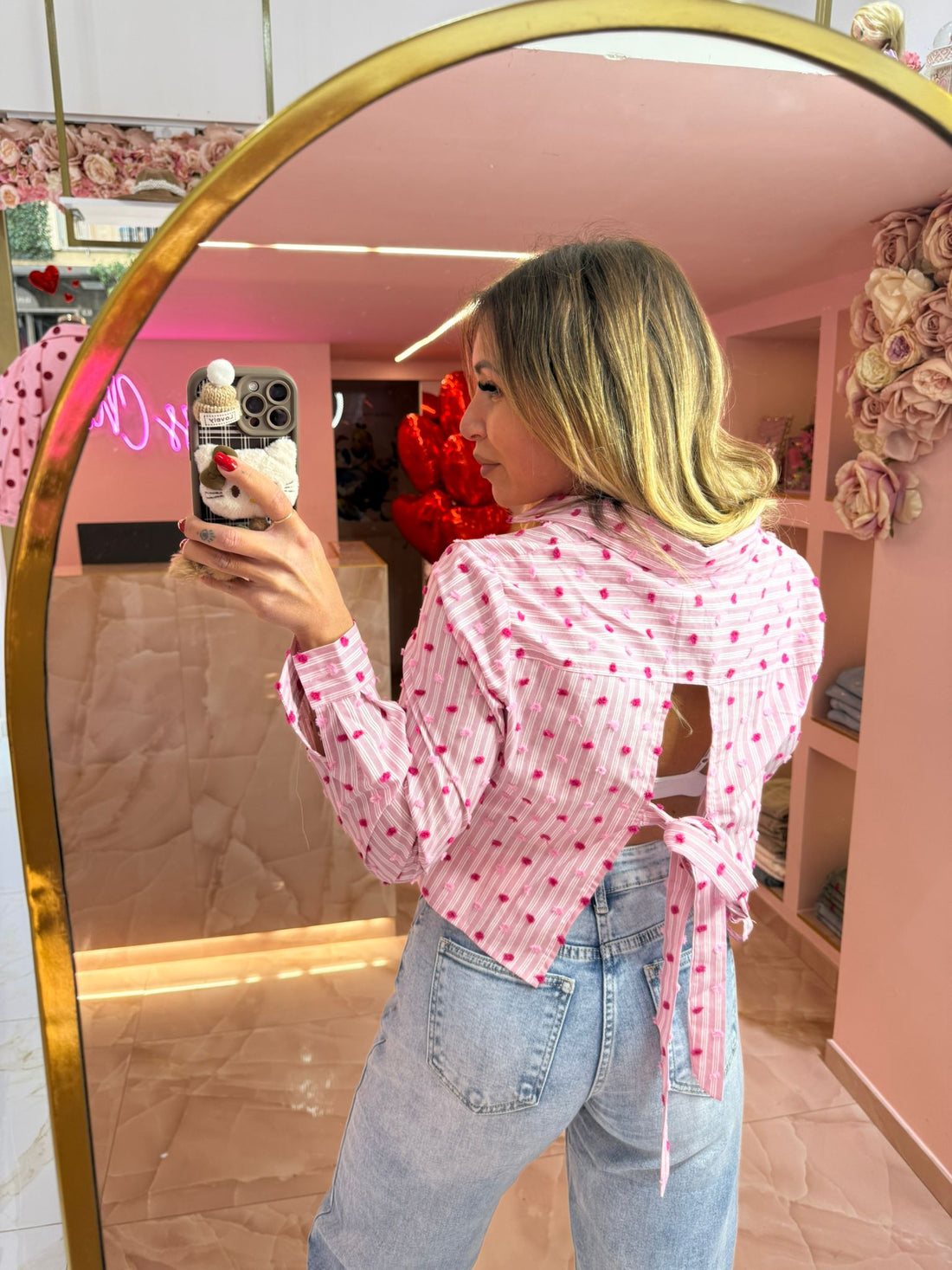 Camicia Pois Fragola &amp; Rosa ♥