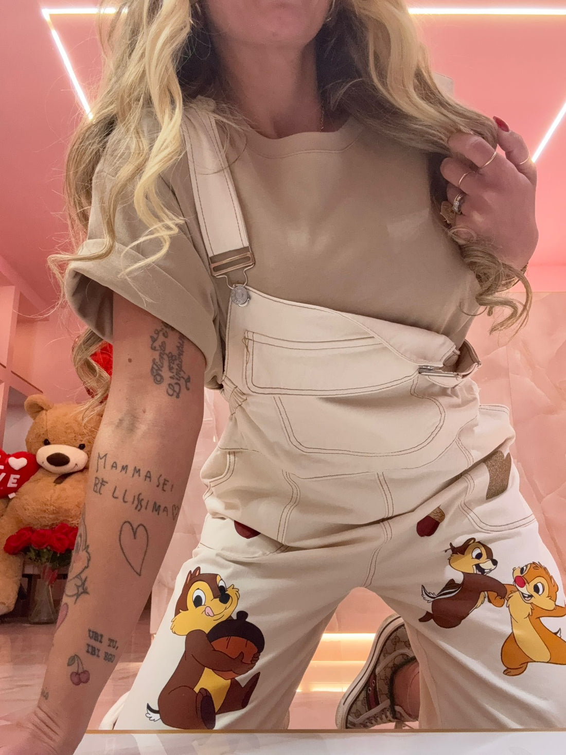 Shirt Con Spallina Nocciola ♥