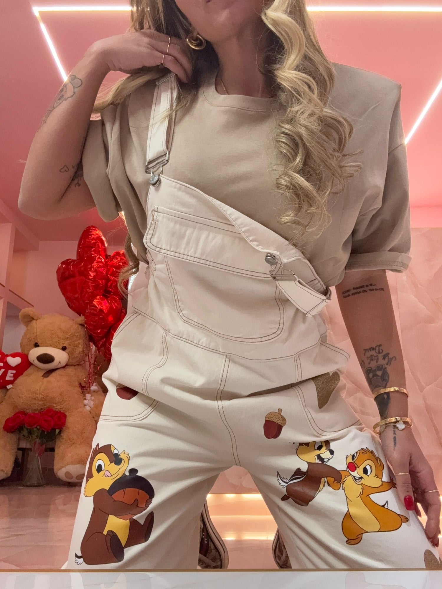 Shirt Con Spallina Nocciola ♥