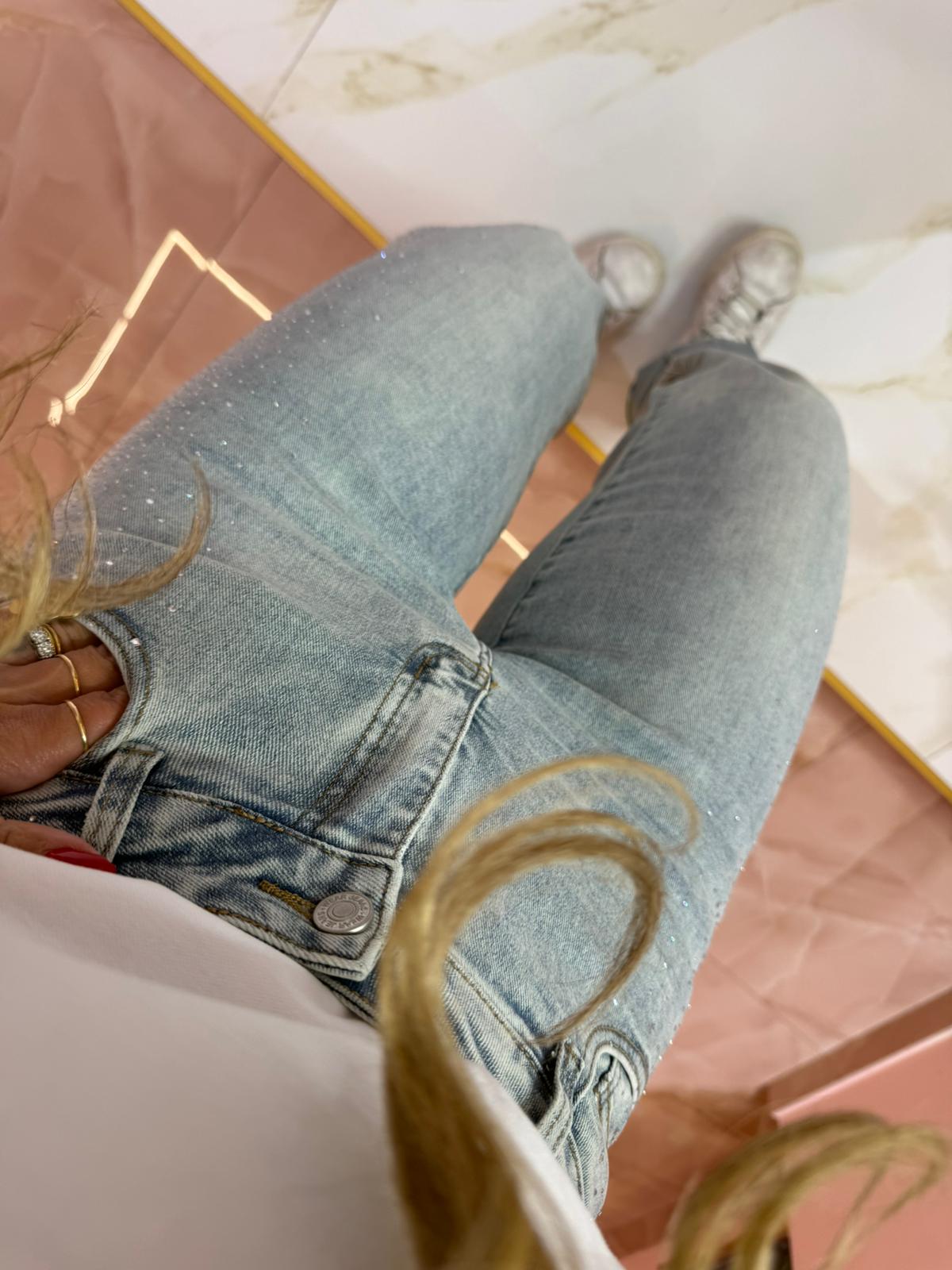 Jeans Glitter Laterali Boreale ♥