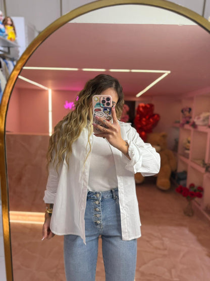 Jeans Bottoni Diamantini ♥