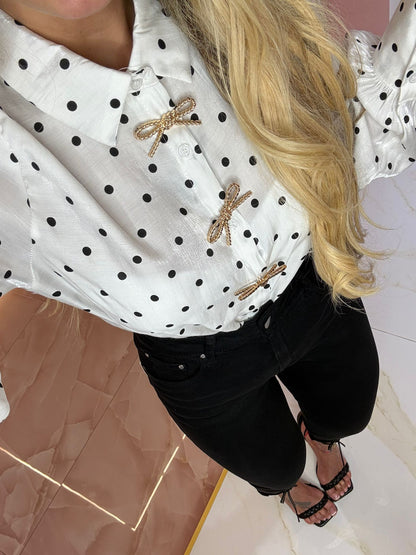 Camicia Pois e Fiocchi ★