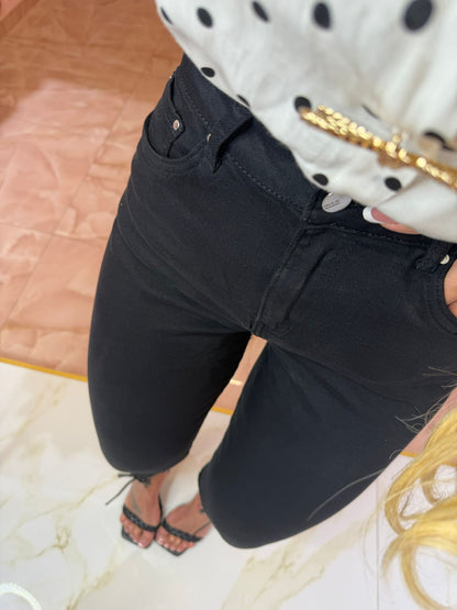 Jeans Skinny Diritto Nero ★