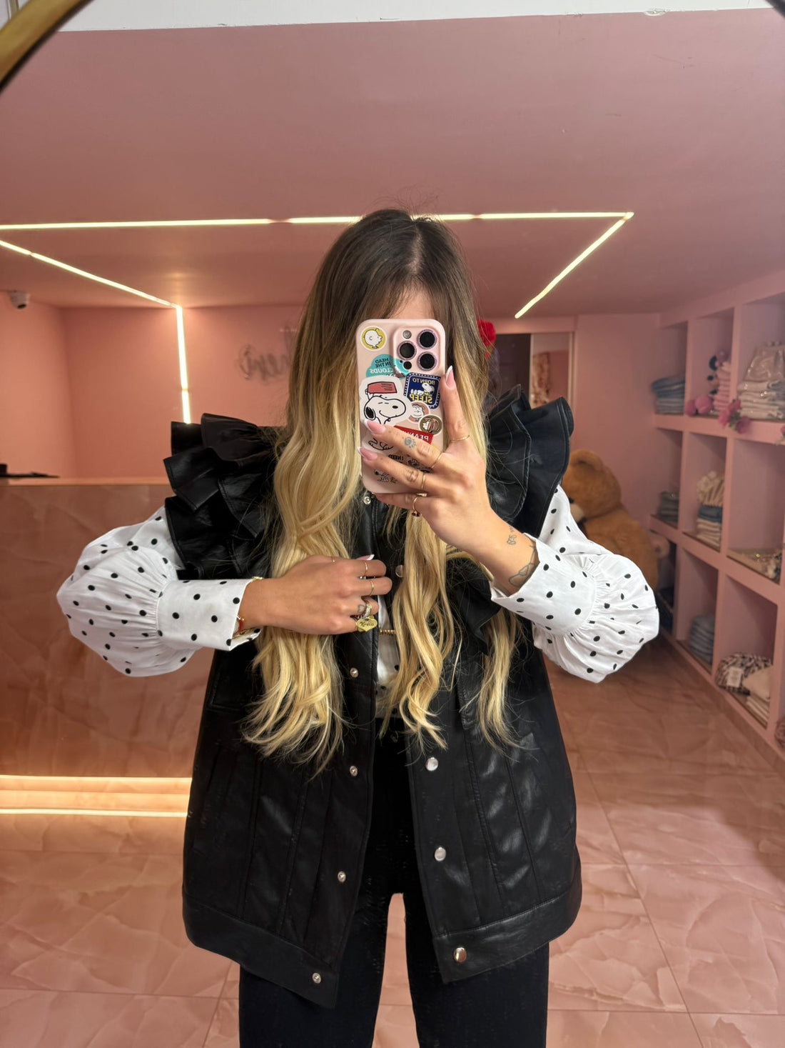 Il Gilet Ecopelle Sprint Nero ★