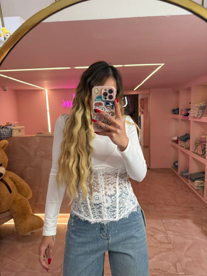 Maglia Lycra Corsetto ♥