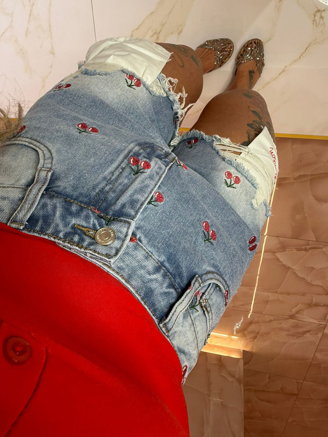 Short Denim Ciliegine ♥