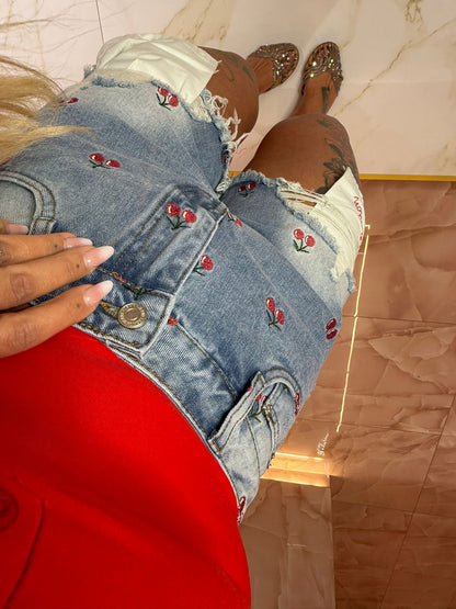 Short Denim Ciliegine ♥