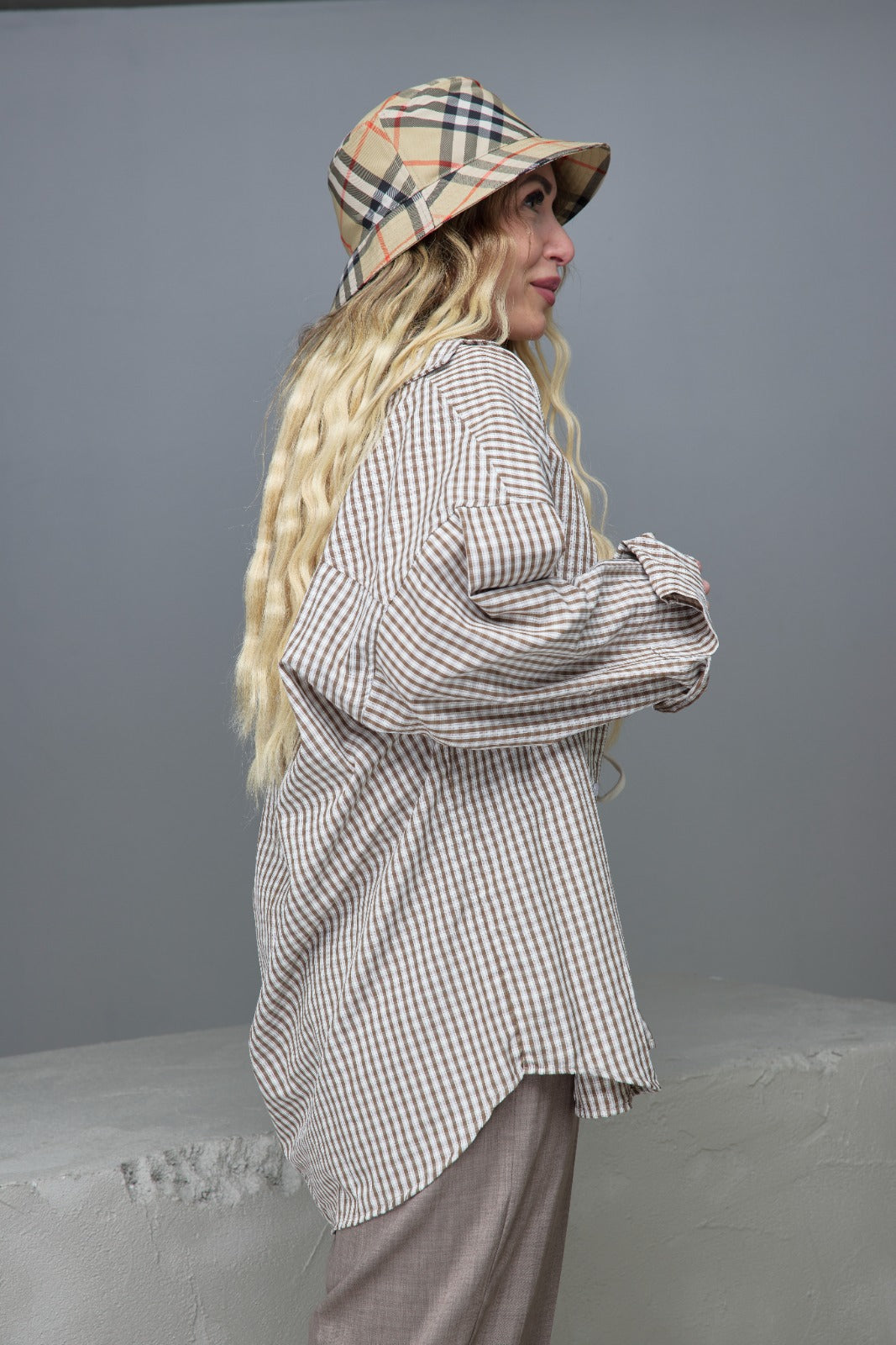 Camicia Quadretti Marrò Woman ♥