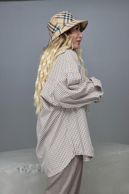 Camicia Quadretti Marrò Woman ♥