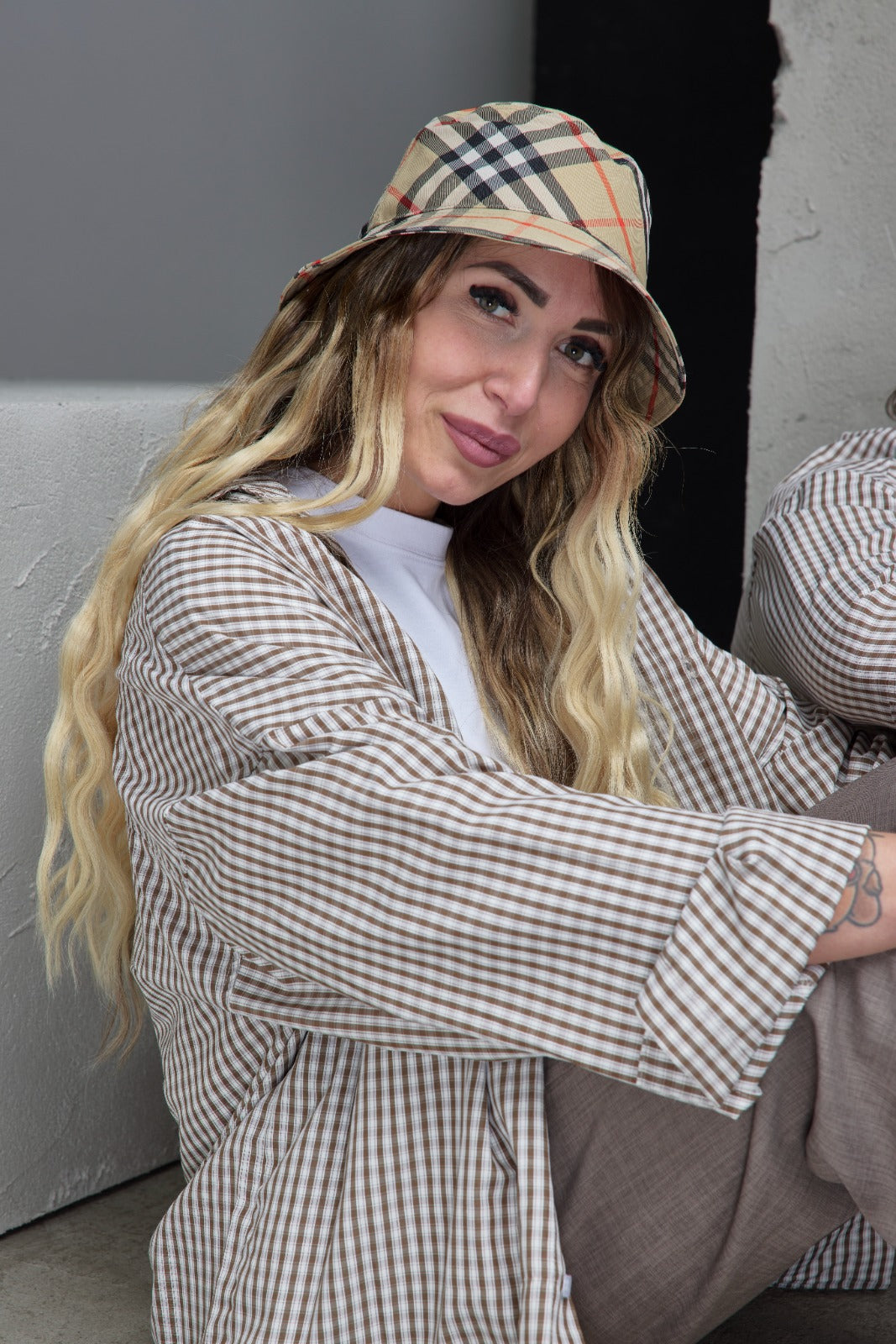 Camicia Quadretti Marrò Woman ♥