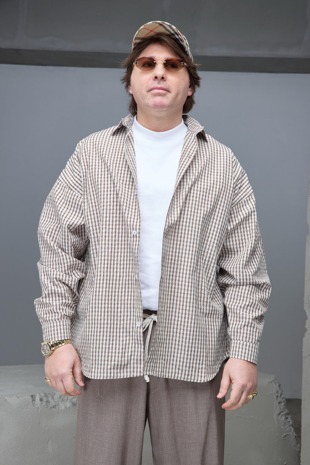 Camicia Quadretti Marrò Man ♥