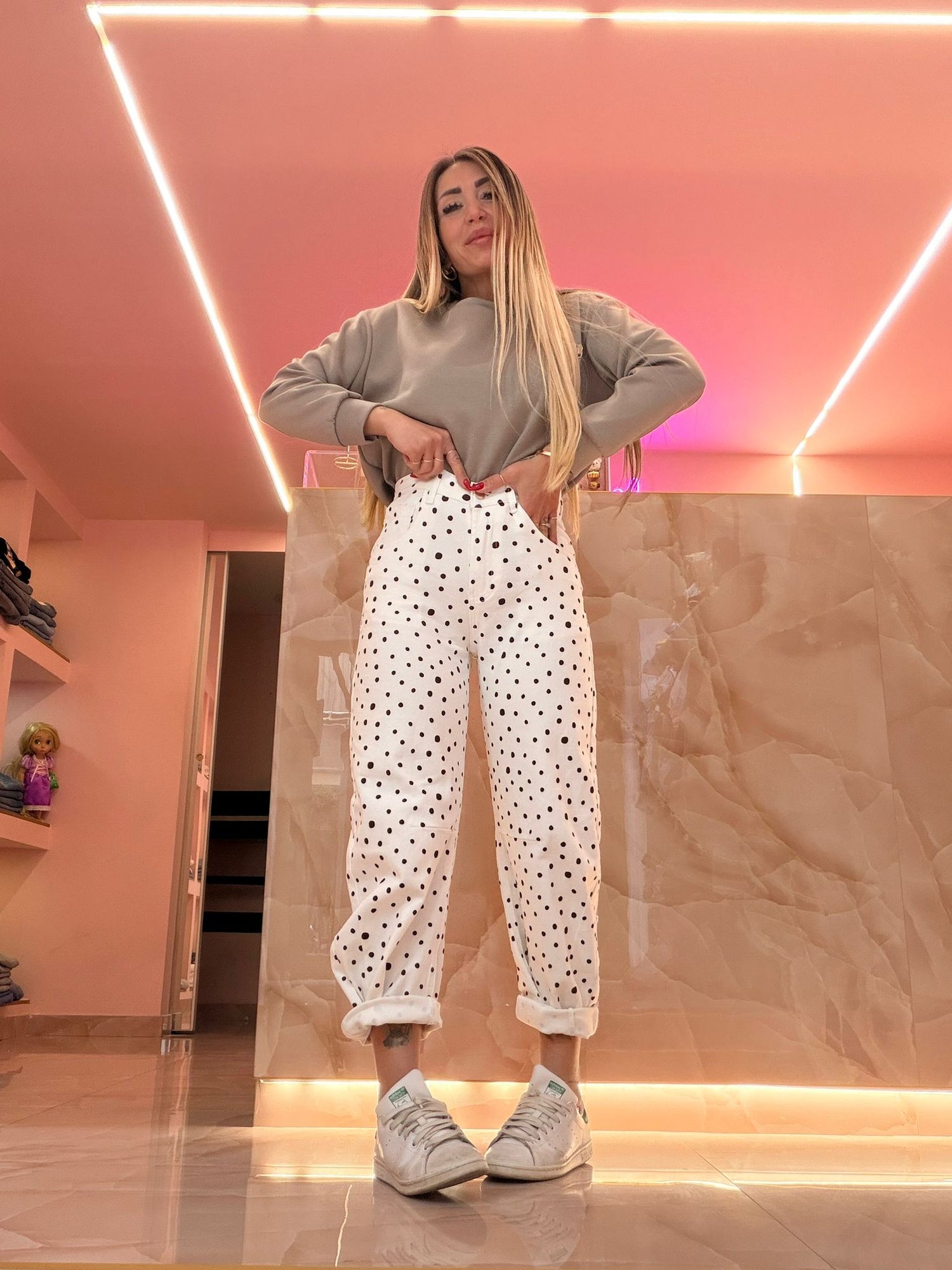 Jeans Pois Marro&