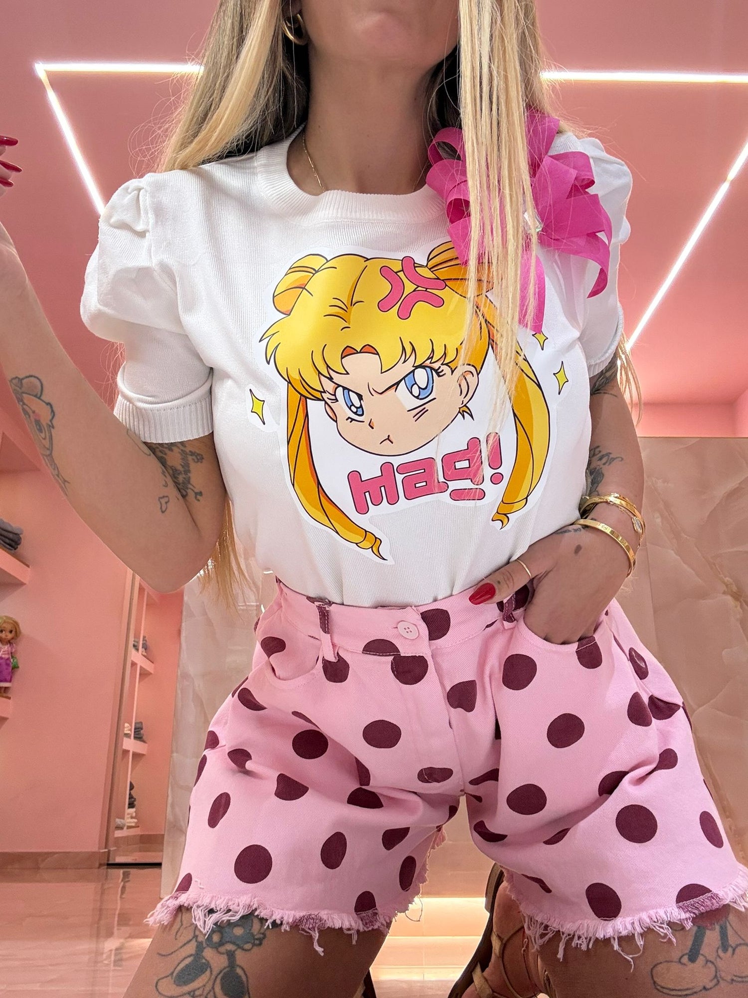 Maglia Filo Sailor Fuxia ♥