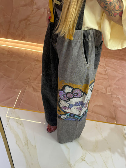 Salopette Kitty Glitter ♥