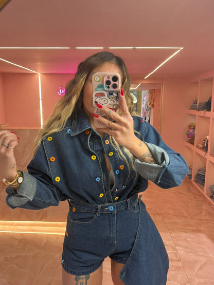 Coordinato Rainbow Denim ♥