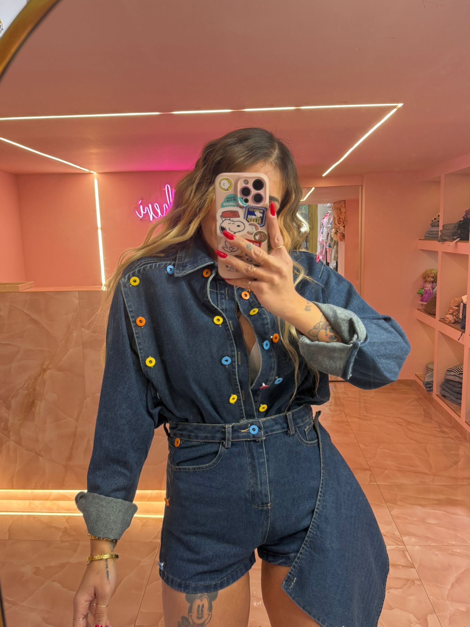 Coordinato Rainbow Denim ♥