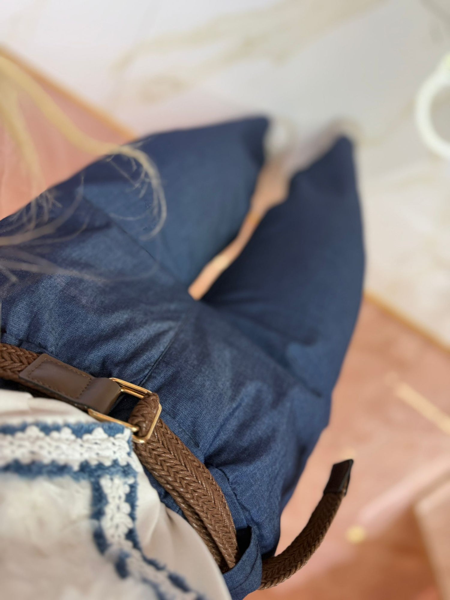 Pantaloni Finti Jeans Cinturino ♥
