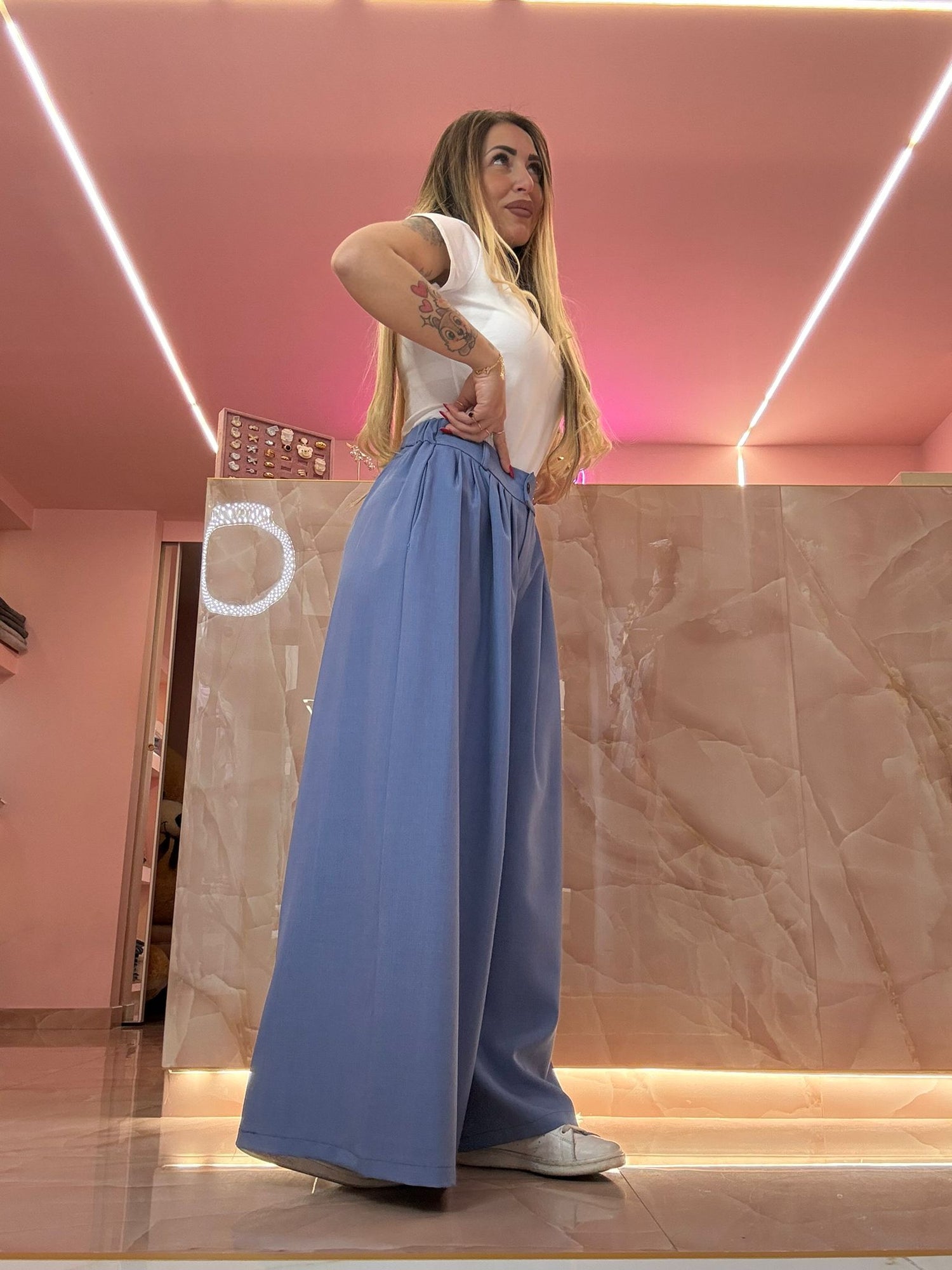 Pantaloni Bettina Celestone ♥