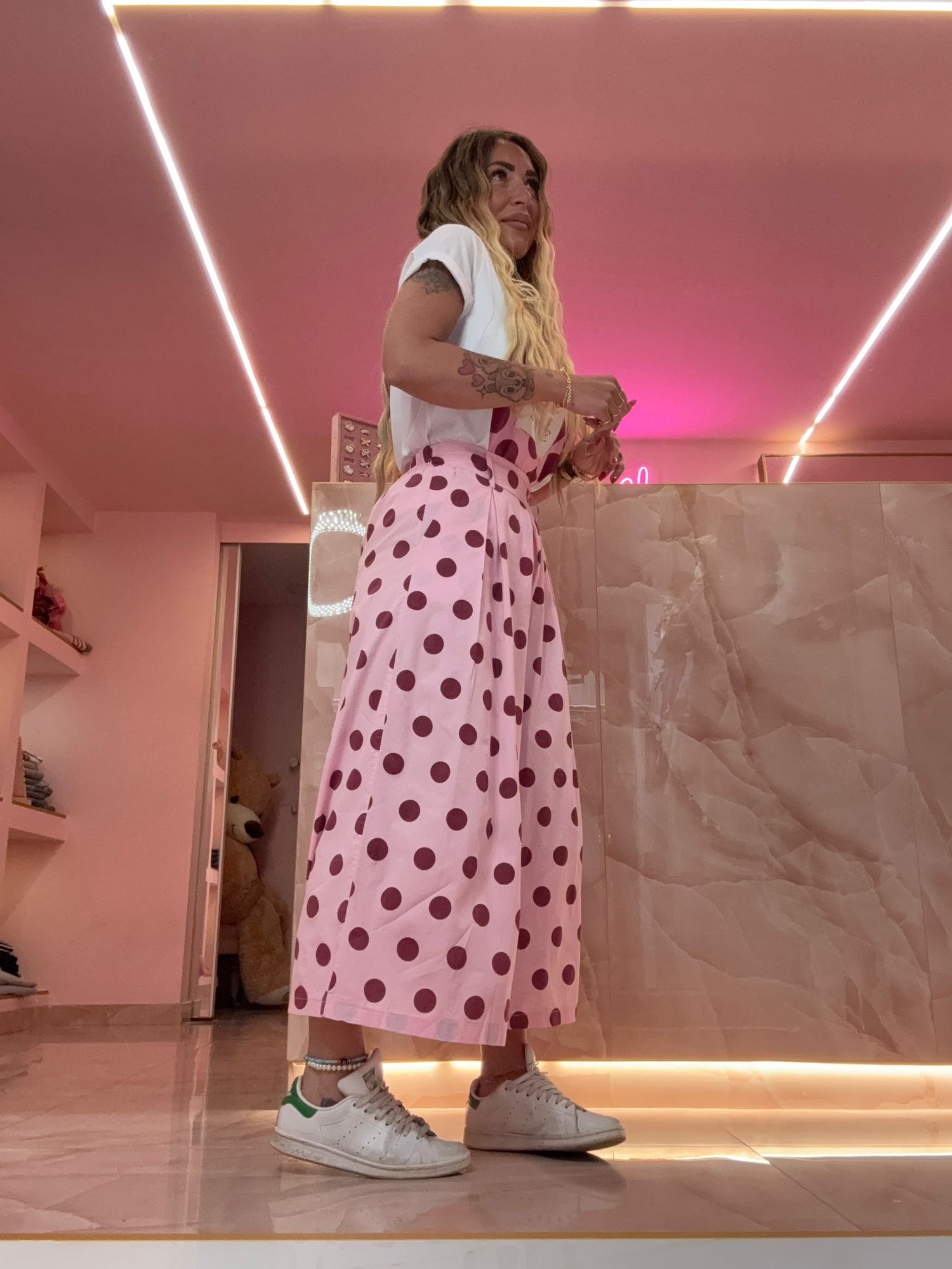 Pantalone Pois Rosè ♥