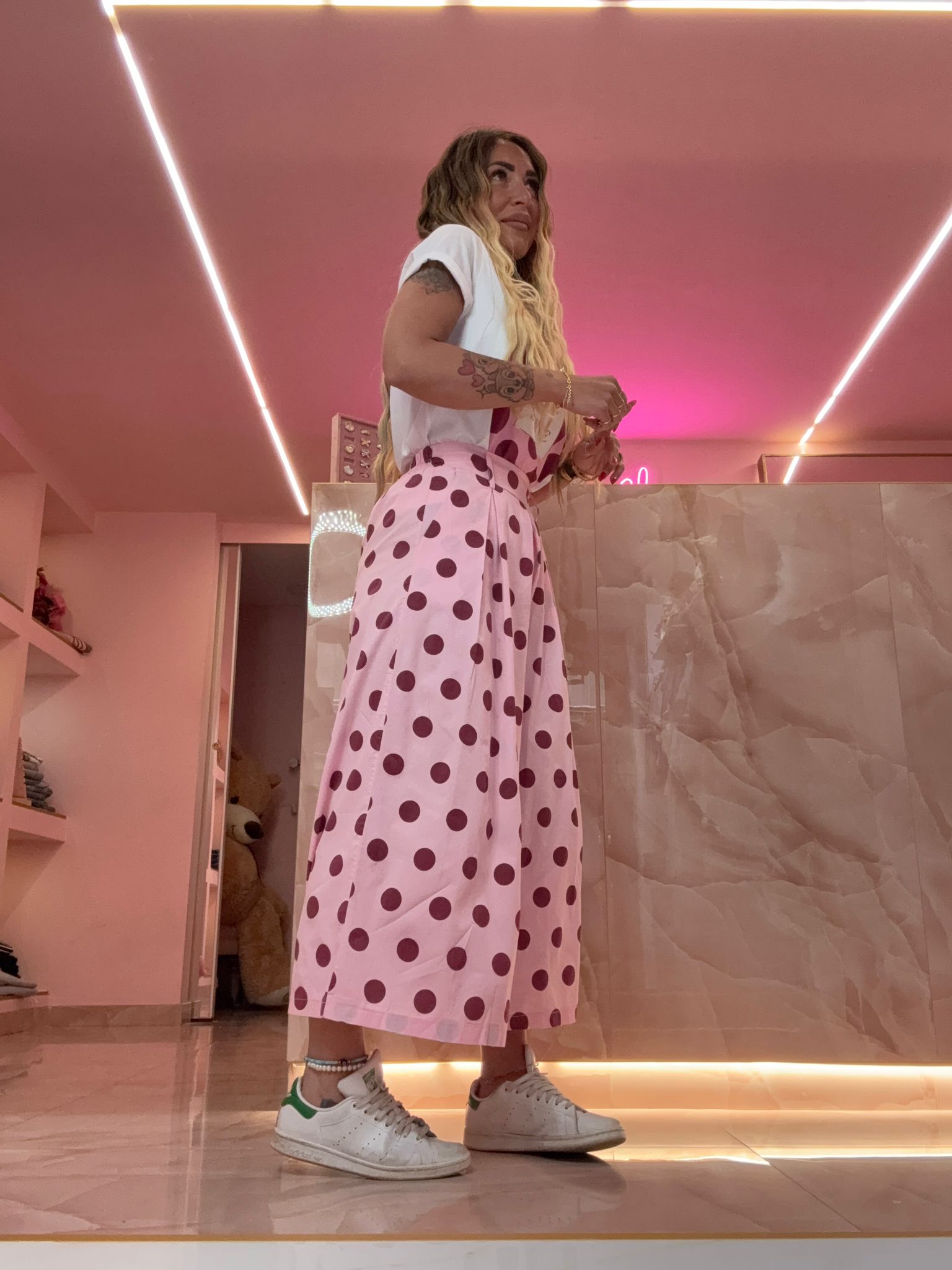 Pantalone Pois Rosè ♥