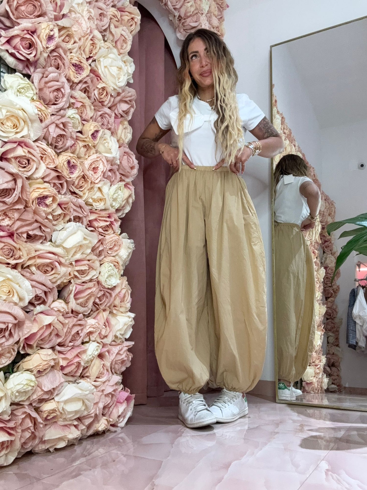 Pantalone Aladin Beige ★