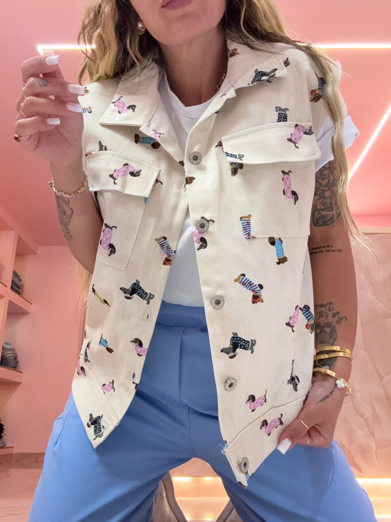 Gilet Bassotti Denim  ♥