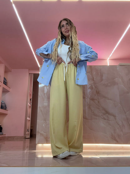 Pantalone LULU Giallo Pastello ♥