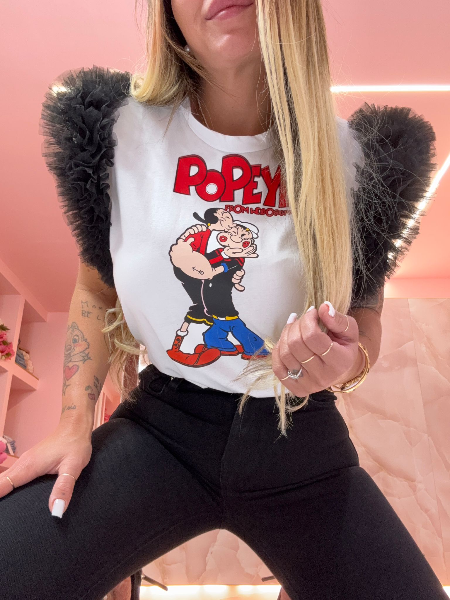 Shirt Braccio di Ferro Tulle Extra ♥