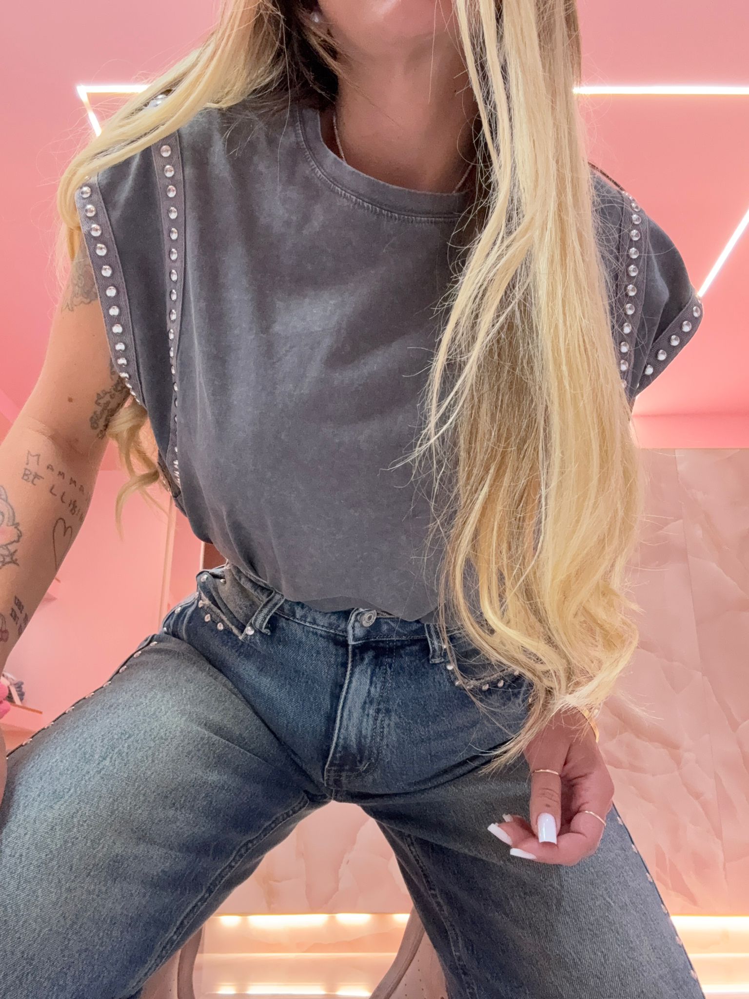 Shirt Slavata Borchiette ♥