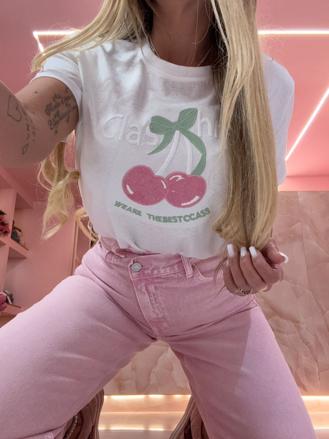 Shirt Cherry Bianca ♥