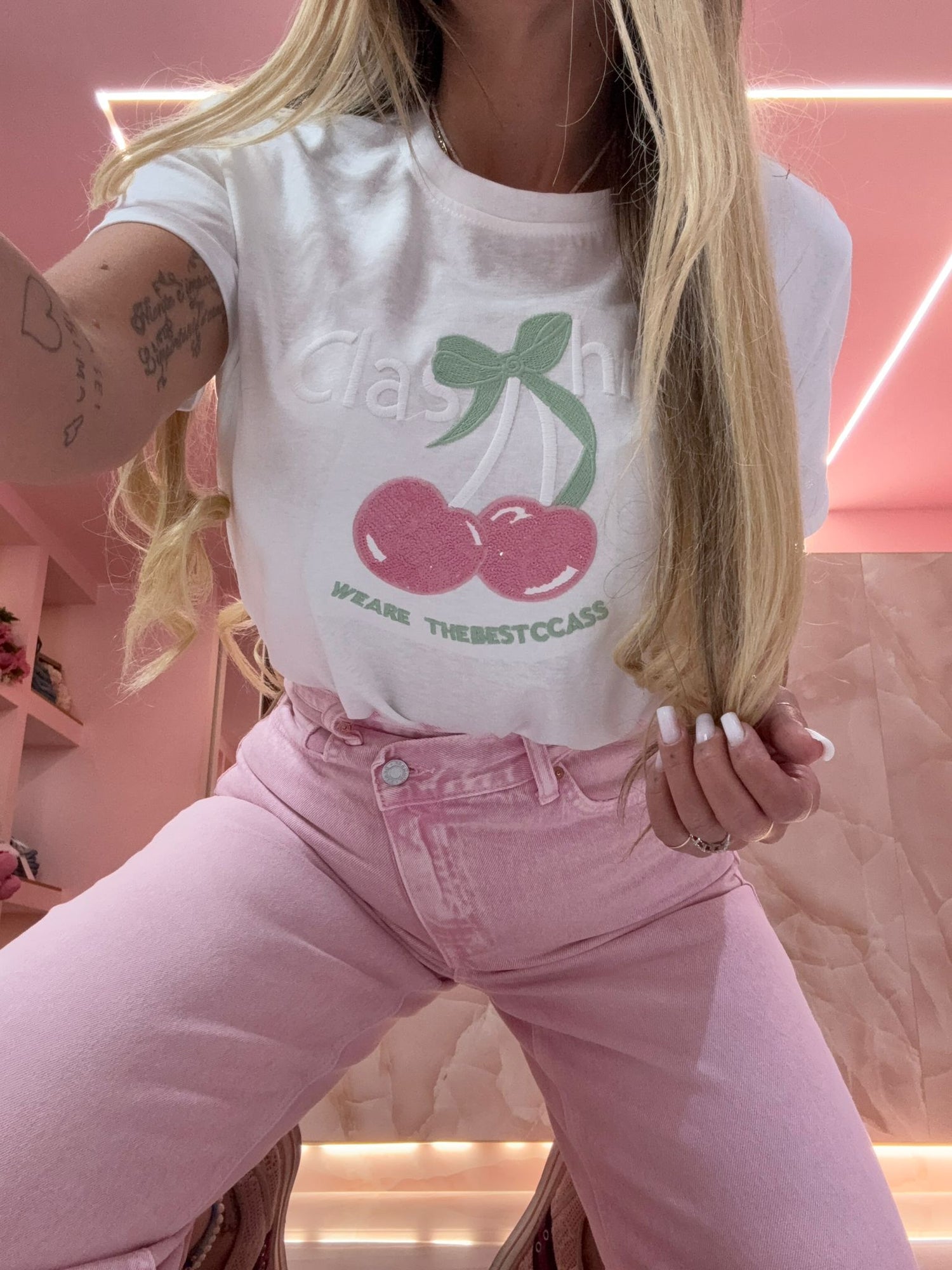 Shirt Cherry Bianca ♥
