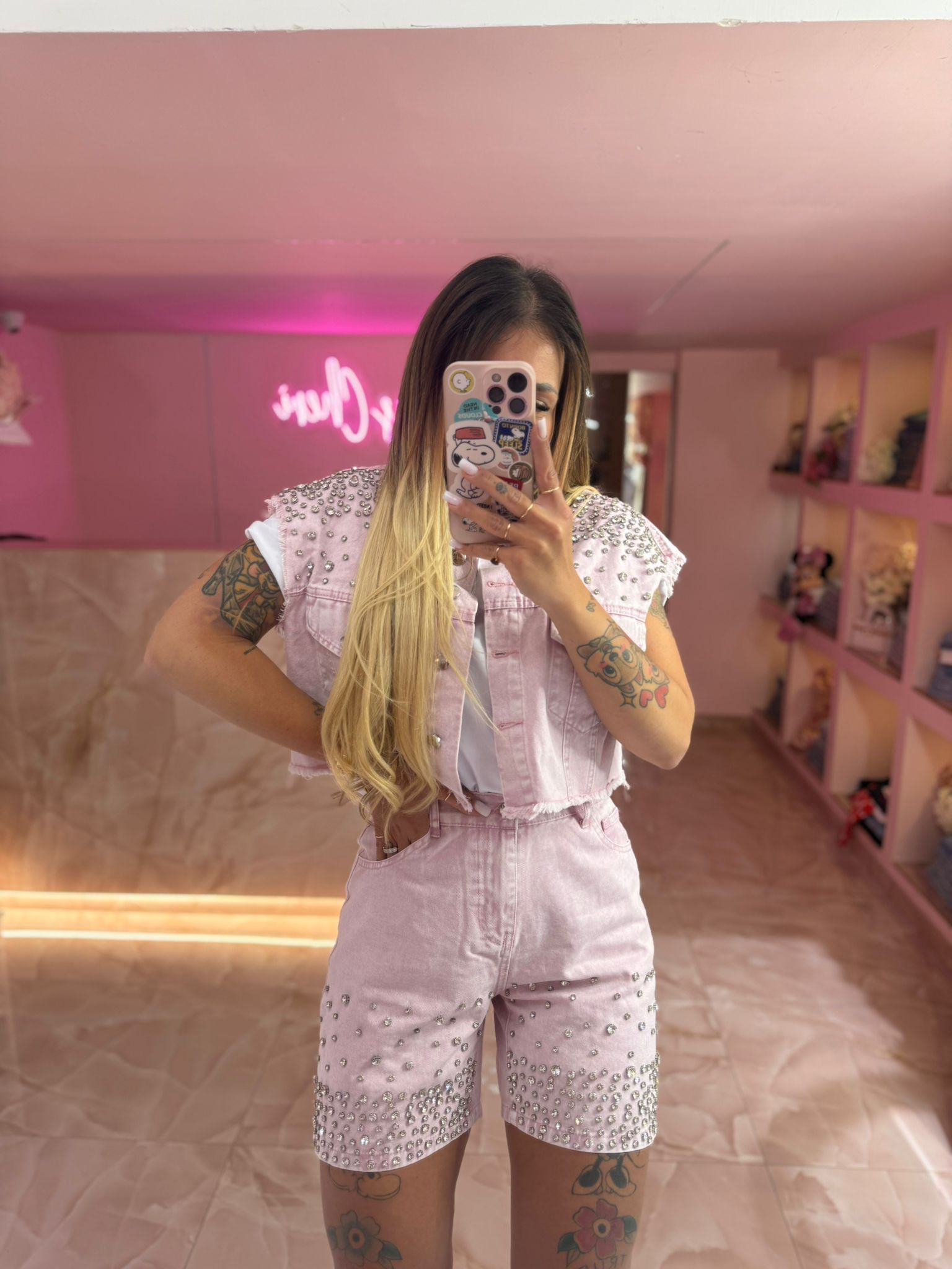 Coordinato GlitterGlam Rosa ♥