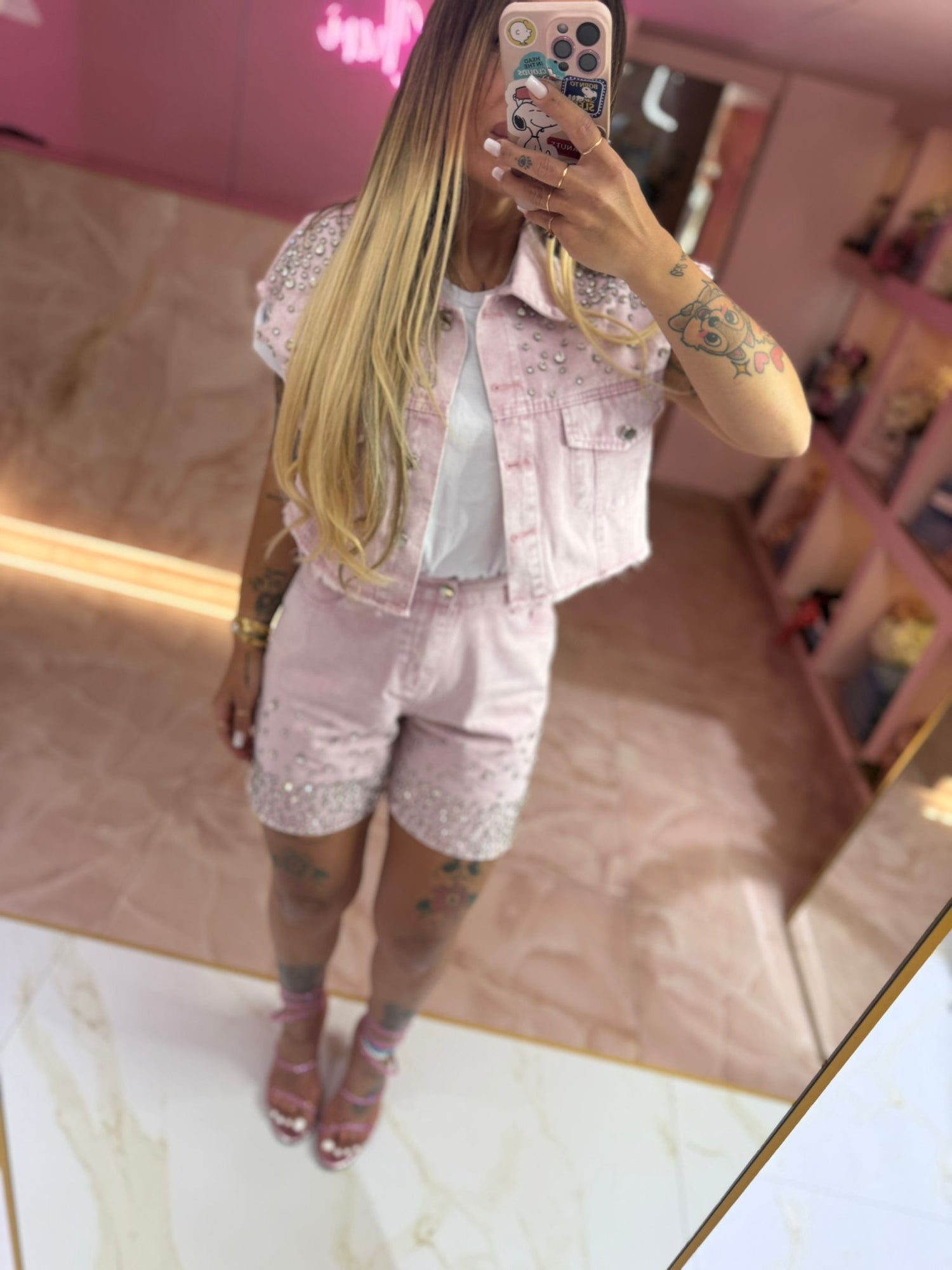 Coordinato GlitterGlam Rosa ♥
