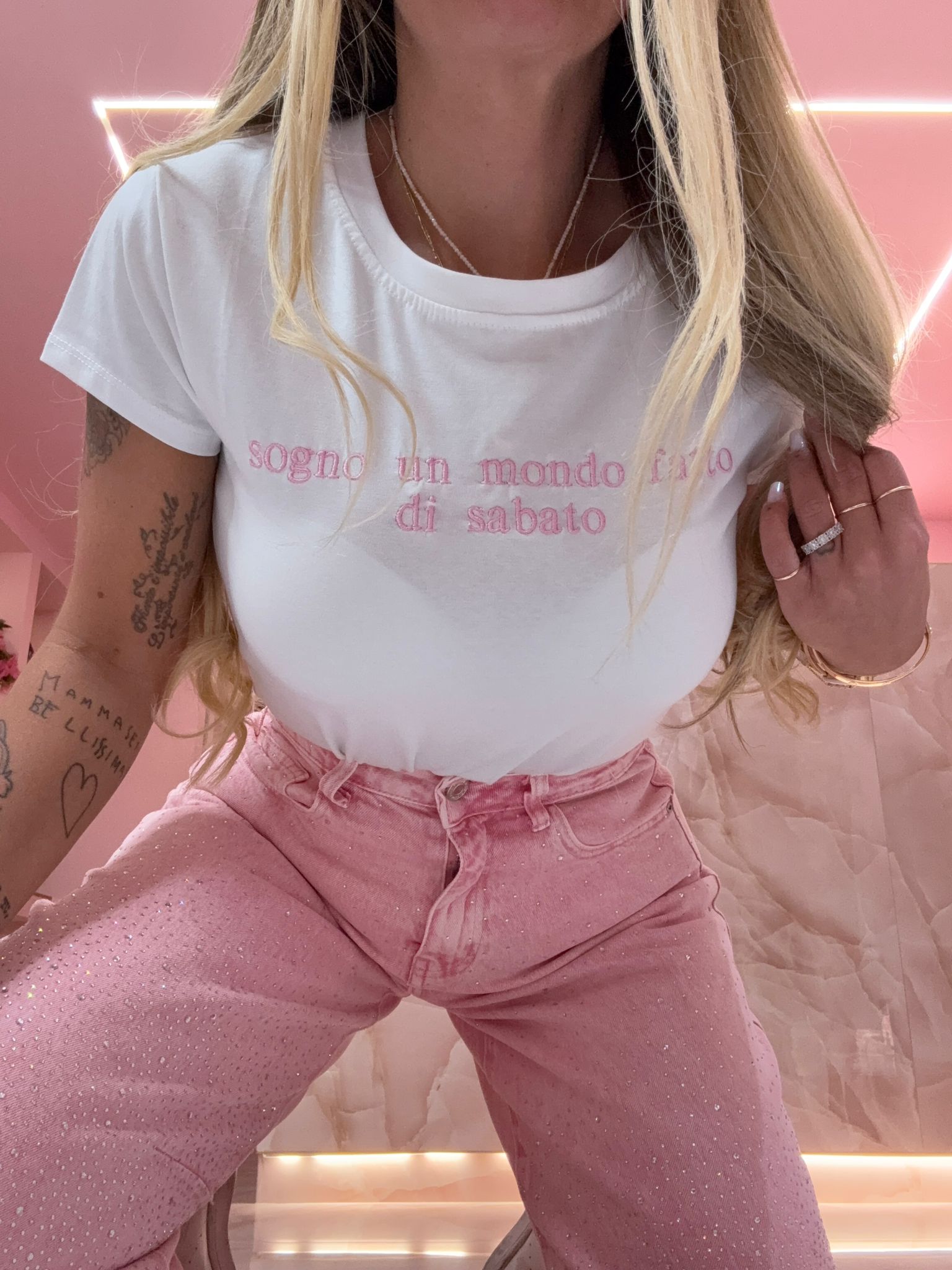 Shirt Di Sabato Rosa  ♥