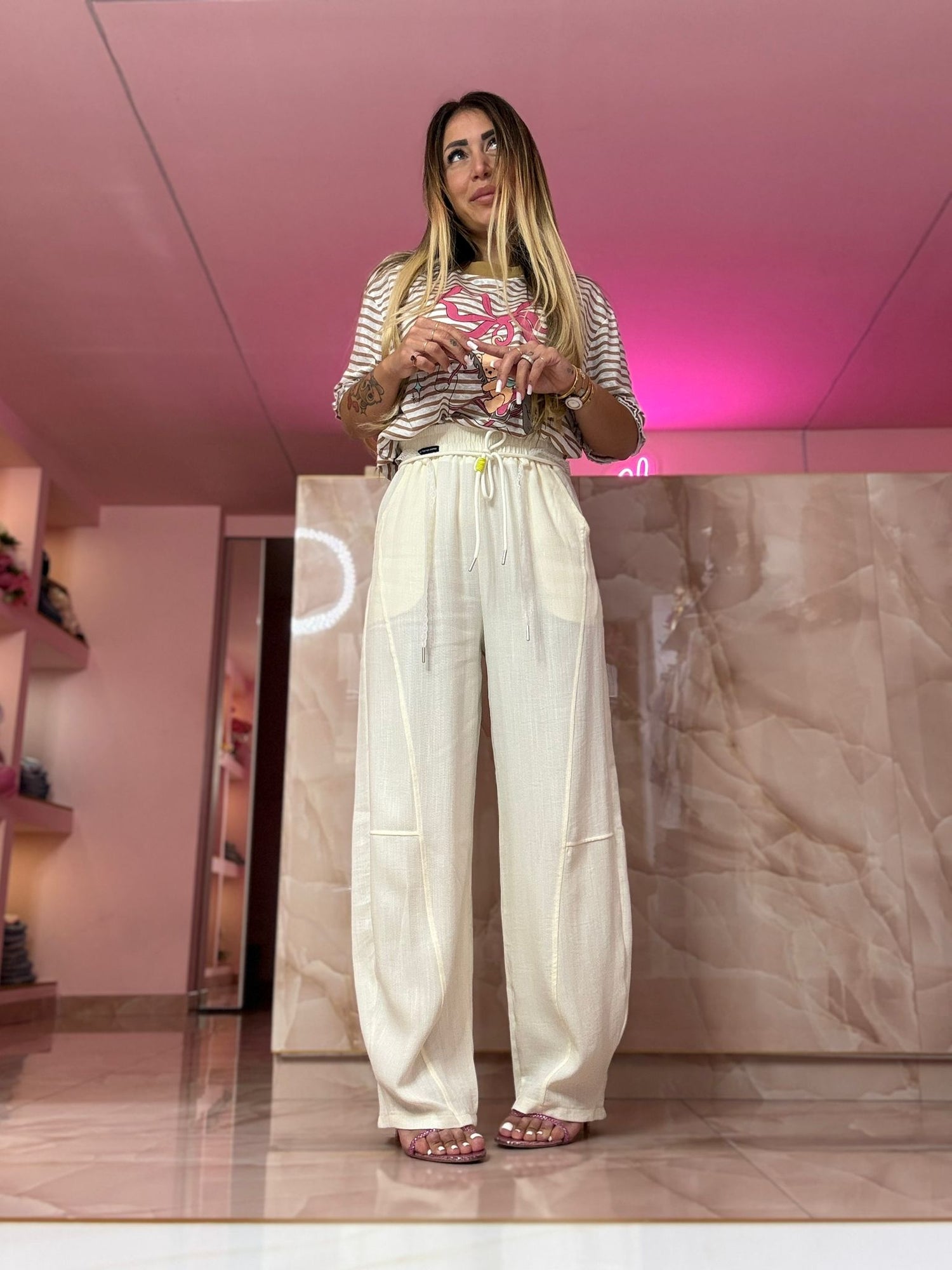 Pantalone FiorDiLatte ♥