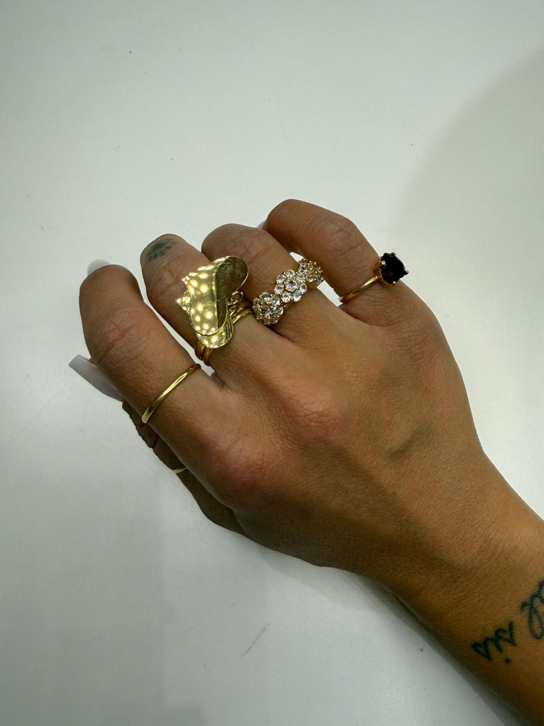 Anello Fiorellini Strass  ♥